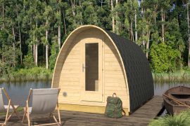 Sauna Pod Schlafkogel 13 - Abmessungen: 238 x 387 x 241 (B x T x H), Grundfläche: 9,2 m²