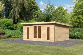 Gartenhaus naturbelassen, Grundfläche: 18m²