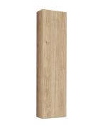 Hängeschrank | Farbe: Eiche Hickory Jackson | 3 Holzeinlegeböden | Push-to-open Funktion | 1 Drehtür | Maße: 40 x 29 x 170 cm | 4 Fächer
