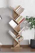 Bücherregal | Farbe: Eiche Artisan | 7 Ablagefächer | 49 x 24 x 149 cm | Regal | modernes und schlichtes Design | für Wohnzimmer und Büro