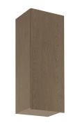 Küchenhängeschrank | 1 Drehtür | Farbe: Eiche Baltic Storm | Soft-Close Funktion | 3 Fächer | 40 x 32 x 100 cm | schmal | Türanschlag: Links
