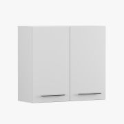 Drehtürenschrank / Hängeschrank Weiß | Parnassus 11 | 71,5 x 80 x 29 cm | 2 Türen | Einfarbig | schlichtes Design | für Küche