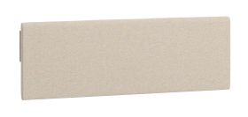 Kopfteilpolsterung für Einzelbett / Gästebett Aegir 20 / 21 / 22, Farbe: Beige, Maße: 47,5 x 140 x 4 cm