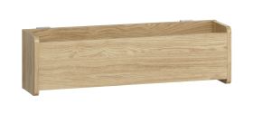 Bettregal | Farbe: Eiche | Maße: 70 x 17 x 20 cm | praktischer Ablageplatz für kleine Gegenstände