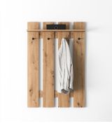 Garderobe Bering 02 | Maße: 80 x 22 x 119 cm | für den Flur | Farbe: Artisan Eiche | ABS-Kanten | laminiert | modernes Design | 1 Ablagefläche