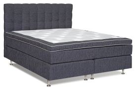 Boxspringbett MALDEN, Box: Bonellfederkern, Matratze: Taschenfederkern, Top Matress: Memoryschaum - Abmessung: 120 x 200 cm