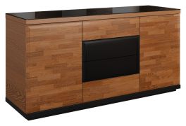 Sideboard Walnuss schwarz