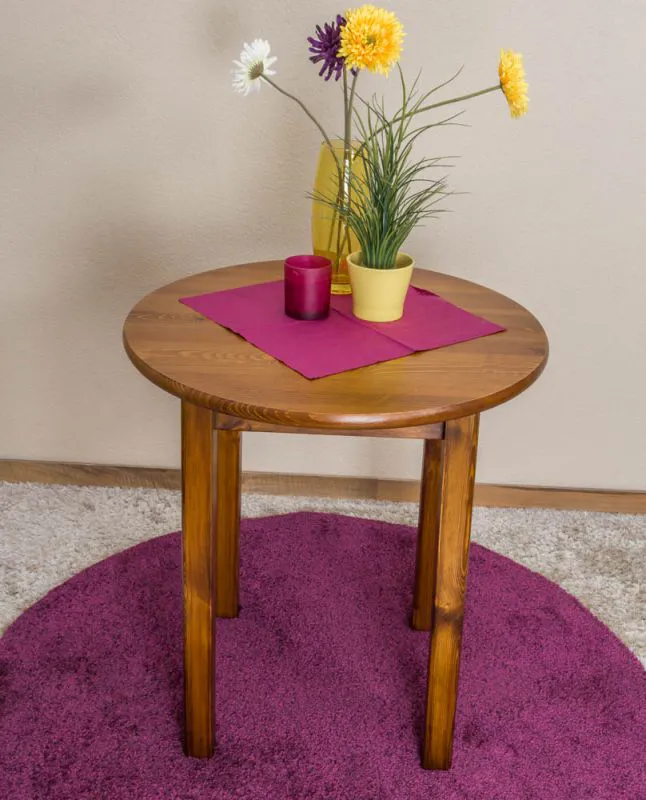 Esstisch rund Kiefer 70 cm