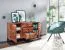 Sideboard, Farbe Sheesham, teilmassiv - Abmessungen: 81 x 145 x 45 cm (H x B x T)