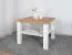 Quadratischer Couchtisch mit praktischem Ablagefach "Temerin" 30a, Eiche Gold Craft / Weiß matt, 60 x 60 x 51 cm, Fernsehtisch, kleiner Kaffeetisch