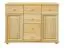 Sideboard, Kiefer massiv, Breite: 140 cm, Farbe: Natur Abbildung