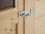 Gartenhaus 2,52 x 2,02 Meter (inkl. Dach) | aus Holz | aus vorgefertigten Elementen| unbehandelt | mit Satteldach Abbildung