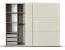 Kleiderschrank | 2 Schiebetüren | 3 Schubladen | 10 Fächer | mit 2 Kleiderstangen | 269 cm breit | Farbe: Eiche Abbildung
