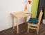 Esstisch 50x90 cm Kiefer massiv, Farbe: Natur Abbildung