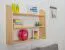 Hängeregal, Wandregal, Bücherregal - 90 cm breit, Kiefer Massivholz, Farbe: Natur Abbildung