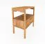 Nachtkommode Wellsford 06 Wildeiche massiv geölt - Abmessungen: 64 x 60 x 36 cm (H x B x T)