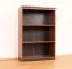 Regal Mojokerto 11, Farbe: Walnuss / Schwarz - Abmessungen: 121 x 80 x 39 cm (H x B x T)