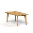 Couchtisch Timaru 04 Wildeiche massiv geölt - Abmessungen: 90 x 90 x 48 cm (B x T x H)