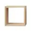 Bücherregal - 30 cm breit, Kiefer Holz-Massiv, Farbe: Natur