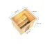 Sauna "Sjur" SET mit bronzierter Tür und Kranz - Farbe: Natur, Ofen externe Steuerung easy 9 kW - 223 x 183 x 191 cm (B x T x H)