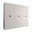 Drehtürenschrank | Weiß | 12 Drehtüren | 9 Fächer | 3 Kleiderstangen | 270 x 52 x 203 cm | hochwertig Verarbeitet | Soft-Close Funktion | Kleiderschrank | grifflose Türen