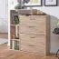 Funktionaler Schuhschrank, Farbe: Sonoma Eiche - Abmessungen: 93 x 85 x 24 cm (H x B x T), mit 2 Schuhfächern für 12 Paar Schuhe