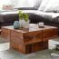 Wohnzimmertisch rund aus Sheesham Massivholz, Farbe: Sheesham - Abmessungen: 57,5 x 57,5 x 30 cm (B x T x H)