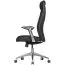 Bürostuhl XXL Apolo 22, Farbe: Schwarz / Chrom, mit breiter & hoher Rückenlehne