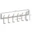 Wandgarderobe, Farbe: Silber - Abmessungen: 19 x 60 x 10 cm (H x B x T)