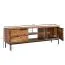 TV-Unterschrank / Lowboard aus Sheesham Massivholz, Farbe: Sheesham - Abmessungen 51 x 147 x 38 cm (H x B x T)
