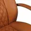 Ergonomischer Chefsessel Apolo 68, Farbe: Braun / Chrom, mit üppiger Polsterung