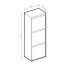 Garderobe Komplett - Set Palvudo | Farbe: Weiß Hochglanz / Schwarz | 3-teilig | 2 Schubladen | 3 große Fächer | Kleiderstange | 2 Türen |