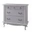 Kommode Bignona 13, Farbe: Kiefer weiß - 89 x 95 x 47 cm (H x B x T)