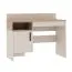 Schreibtisch | 87 x 110 x 55 cm | Fafe 02 | Kaschmir / Eiche Cremona | Holzoptik | Zweifarbig | 1 Tür | 1 offenes Fach | 1 Schublade | Soft Close