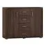 Kommode Aitape 17, Farbe: Sonoma Eiche dunkel - Abmessungen: 92 x 119 x 40 cm (H x B x T)