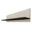 Hängeregal / Wandregal Aitape 03, Farbe: Sonoma Eiche dunkel / Sonoma Eiche hell - Abmessungen: 30 x 120 x 23 cm (H x B x T)