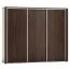 Schiebetürenschrank / Kleiderschrank Aitape 38, Farbe: Sonoma Eiche dunkel - Abmessungen: 188 x 240 x 60 cm (H x B x T)