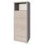 Kommode Kerowagi 01, Farbe: Sonoma Eiche - Abmessungen: 150 x 55 x 41 cm (H x B x T)
