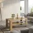 Couchtisch Vanimo 12, Farbe: Eiche - Abmessungen: 115 x 60 x 48 cm (B x T x H)
