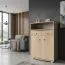Kommode Rabaul 04, Farbe: Sonoma Eiche - Abmessungen: 126 x 94 x 40 cm (H x B x T)