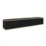 Großer TV-Unterschrank mit drei Kippfächer Horsham 05, Farbe: Schwarz - Abmessungen: 30 x 175 x 32 cm (H x B x T)