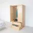Kleiderschrank 80 breit