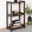 Regal Kiefer massiv Vollholz Walnussfarben Junco 57D - 86 x 50 x 30 cm (H x B x T)