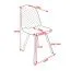 Stuhl Maridi 247, Farbe: Türkis - Abmessungen: 89 x 45 x 55 cm (H x B x T)