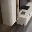 Wohnzimmer Komplett - Set A Aufaga | 6-teilig | Farbe: Kaschmir | dekorative Relief-Streifen | Soft Close System | Metallbeine