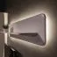 Wohnzimmer - Set B Manono | 4-teilig | Farbe: Creme | LED-Beleuchtung | Soft Close System | Metallbeine