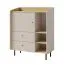 Schlafzimmer Komplett - Set A Sampont, 5-teilig, Beige / Eiche hell, angenehmes Design, harmonische Farben, einfache und rasche Montage