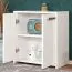 Unterschrank Cerri 05, Farbe: Weiß - 60 x 56 x 30 cm (H x B x T)