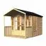 Gartenhaus 2,91 x 2,02 Meter (inkl. Dach) | Natur | Satteldach Abbildung