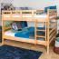 Etagenbett für bis zu 4 Personen | 160 x 190 cm | Massivholz Buche | Natur lackiert | umbaubar | Premium Qualität Abbildung